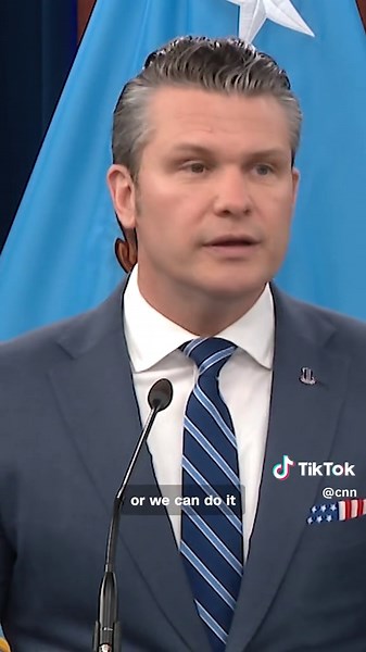 Defense Secretary Pete Hegseth warned Iranian leaders the US military is prepared to resume bombing campaigns inside Iran if a deal isn’t reached with US negotiators. #cnn #news #politics