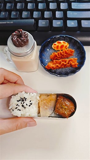 Mini food eating ASMR #asmr