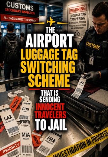 There is a scheme happening at major airports right now where corrupt baggage handlers switch your luggage tag onto a drug filled bag and let it fly internationally under your name ✈️👀 At least 17 innocent travelers have been detained, arrested, or jailed overseas because of this. Some were flying to countries where drug smuggling carries the death penalty. This is not a theory. CTV News W5 investigated it and six airport workers at Toronto Pearson have already been arrested by RCMP 👀 ━━━━━━━━