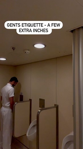 Ladies and Gentlemen, gents etiquette #lifelessons #lifehacks #lifestyle #fyp #theroyalbutler #royalbutler #uk #usa #toilet #loo #bathroom #home #homestyle #royal. Thank you @markpalmercomedian @rookiephotographer1161 @princesscruises | The Royal Butler