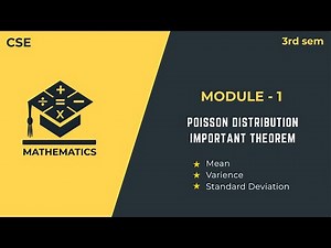 Poisson Distribution Theorem | Mean, Variance & Standard Deviation Explained
