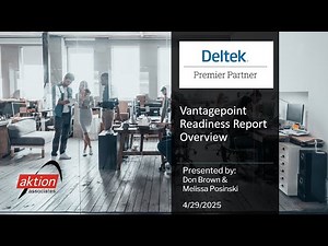 Expert Webinar: Get Vantagepoint-Ready with the Vision Readiness Report