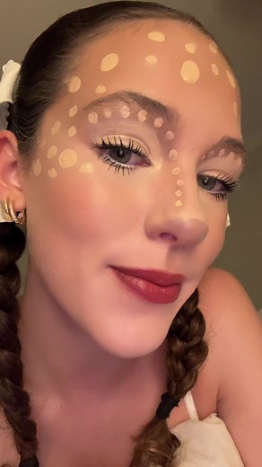 Creative Deer Makeup Tutorial for Halloween Celebrations