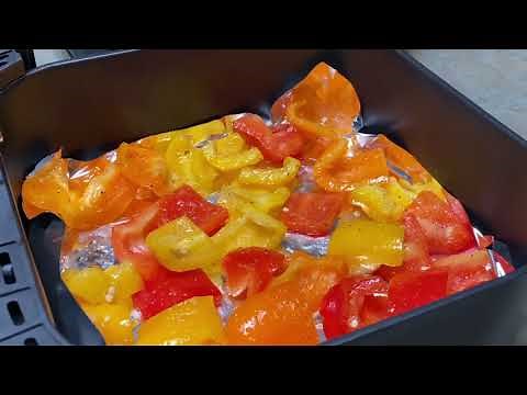 How to Roast Bell Peppers in an Air Fryer