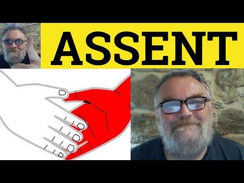 😎 Assent Meaning - Assent Definition - Assent Examples - Verb - Noun - Assent - Formal Vocabulary