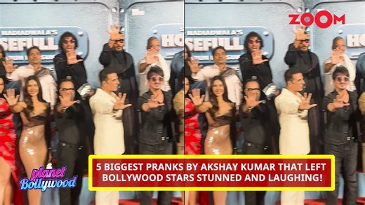 11K views · 159 reactions | Akshay Kumar isn’t just Bollywood’s Khiladi on-screen—he’s also the ultimate prankster off-screen! From hiding phones to pulling epic scares on set, his co-stars have been the unsuspecting targets of his funniest pranks. Here are 5 iconic moments that still have Bollywood stars laughing! #akshaykumar #akshaykumarmovies #akshaykumarpranks #akshaykumarlatest #zoom #bollywood #entertainment | Zoom TV | Facebook