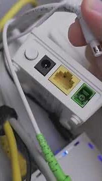 Fiber Internet Setup Gpon Fiber Converter, Mikrotik hex Router 6