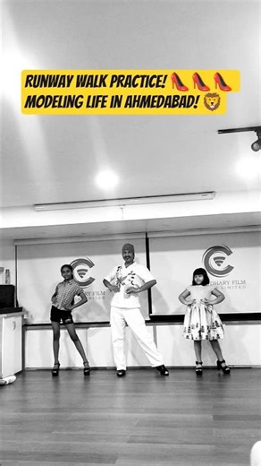 Runway Walk Practice! 👠 Modeling Life in Ahmedabad! 💥 #amayra #modeling #shorts #passobemsolto