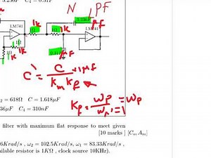 Filter design: 5th order Butterworth low-pass filter(باللغة العربية )