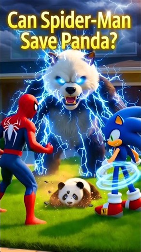 Zombie Pandas Attack Spider-Man’s Home! 💀 #Shorts #SpiderMan #Zombies