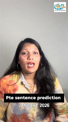 PTE CORE Sentence Prediction – January 2026 🔥 Appearing for the PTE CORE exam soon? These high-chance sentence predictions are based on latest exam trends and can boost your speaking & repeat sentence scores 🚀 ✅ PTE CORE focused ✅ Real exam pattern ✅ Trusted predictions 👉 Save this post & practice daily 📩 DM PTE Universe for FREE consultation & mock tests #PTECore #PTECoreExam #PTECorePrediction #PTECoreJanuary2026 #PTECorePreparation #RepeatSentencePTECore #PTECoreSpeaking #PTEUniverse #PTE