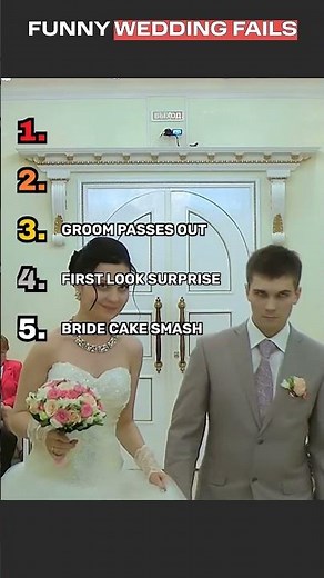 FUNNY MOMENTS YOU CAN’T MISS #wedding #hilariousfails #weddingphotography #weddingfails