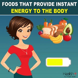 Foods That Provide Instant Energy to The Body #health #foods #energy #wellness | Health