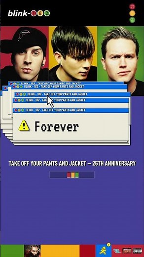 Take off your pants and buy a jacket from blink182.com #takeoffyourpantsandjacket #blink182