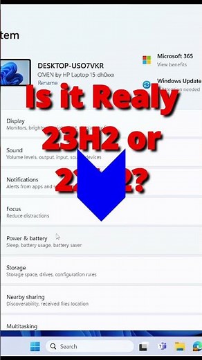 How to Check Windows 11 Version 23H2 or 22H2 #shorts videos #windowstips&trics