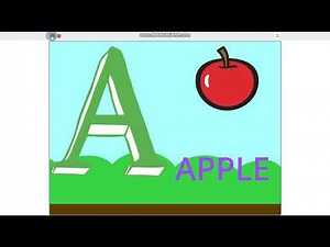 Easy alphabet game on scratch (hindi/ urdu)