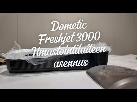 Dometic ilmastointilaitteen asennus