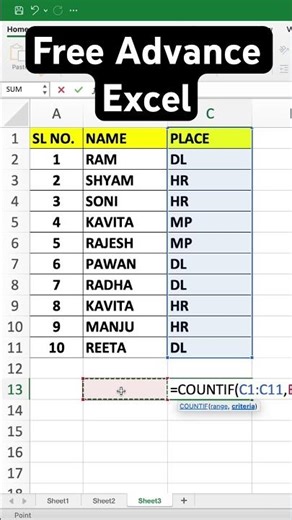 Excel magic tricks #excel #computer #shortfeed #viral #viralvideo