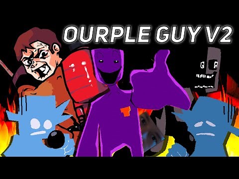 PURPLE GUY IS IN FNF... AND HE BROUGHT SOME FRIENDS!!! (Friday Night Funkin, Vs Ourple Guy v2, FNAF)