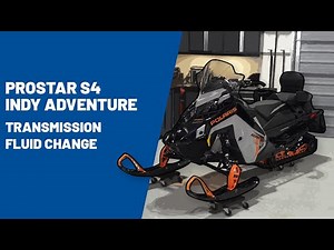 2023+ ProStar S4 INDY Adventure Transmission Fluid Change | Polaris Snowmobiles