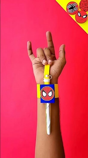 How to a 🕷️ spiderman webshoter , easy TUTORIAL paper webshoter ||#shorts #spiderman