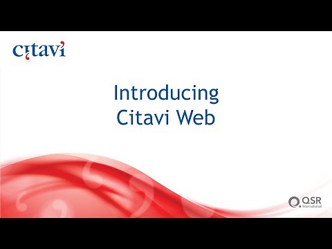 Webinar recording: Introducing Citavi Web