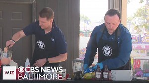 WJZ's Meteorologists compete in Maryland State Fair milkshake contest