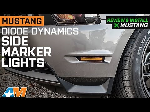 2010-2014 Mustang Diode Dynamics LED Front and Rear Side Marker Lights Review & Install