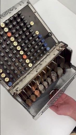 Automatic Bank Cashier Antique Coin Counter, Brandt #harpgallery #artdeco #antiques #money