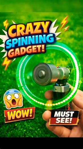 🔥 This DIY LED Spinner Is INSANE! 🤯 #shorts #diy #science