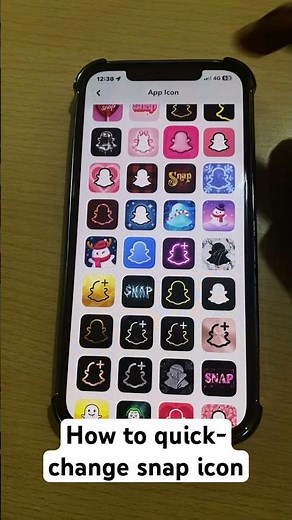 How To Change Snap Icon #snapchat #snap #snapscore #snapshot #hacks #tricks #icon