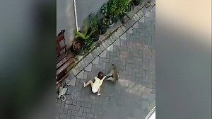 This bizarre viral video of a monkey on a mini-bike attempting to snatch and drag away a toddler is doing the rounds of social media. The 15-second clip is believed to be from Indonesia, though the location is not confirmed. The video certainly raises a lot of questions, first and foremost being- Where does the monkey get a fully functional mini-motorcycle? | The Times of India