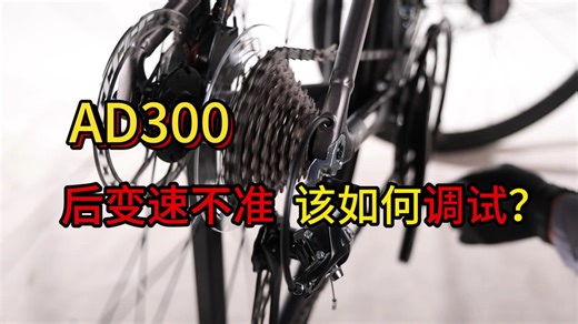 AD300后变速该如何调试
