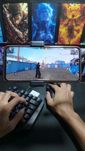 Keyboard ⌨️ And Mouse 🖱️ 1vs4 🥶 Free Fire 🔥 Gameplay 🥵