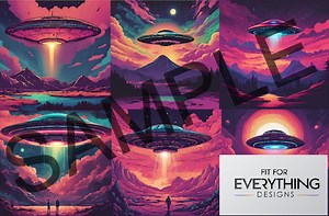 100 Images of UFO Scenes PNG - High-quality Digital Downloads for T-shirts, Home Decor, and Craft Projects and Much More! - Etsy