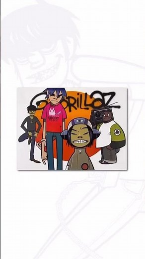 Jamie Hewlett – Gorillaz – Phase One – Mini Prints (2002) #jamiehewlett #gorillaz