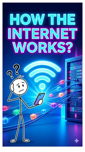 How the Internet Works in 60 Seconds 🌐⚡