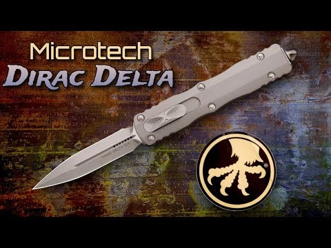 Microtech Dirac Delta: Large OTF Dagger Capable EDC / Tactical Beast!