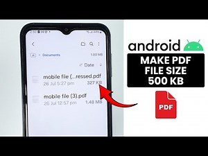 [2026] How to Make a PDF File Size to 500KB on Mobile