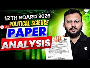 Class 12 Political Science | Board Question Paper Analysis & Discussion | Boards 2026 | Moin Sir