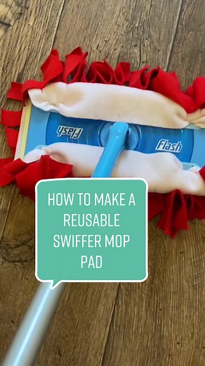 Crea tu propia funda para mop Swiffer reciclada