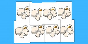 100 High Frequency Words On Popcorn Pieces