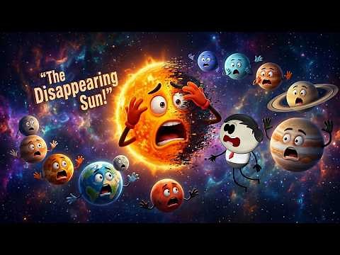 The Disappearing Sun! | #aumsum #kids #science