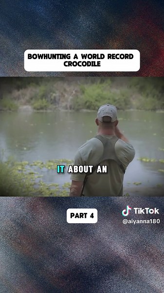 Bowhunting A World Record Crocodile#usa #fyp #bow #fory #crocodile | josh bowmar giant croc