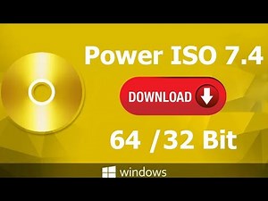 Power Iso 7.4 Full Version Free Download 32 & 64 bit , 100% Working , rabigraphics ,Md Rabiul Islam