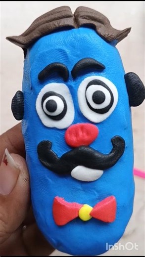 DIY idea 💕 How to make easily telephone with Super clay #trend​ #music​ #funny​ #clay​ #shots​#craft