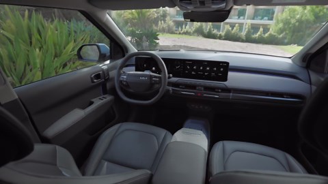 Kia EV3 Baseline Frost Blue Interior Design