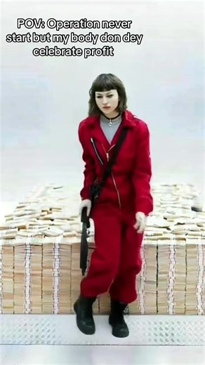 The work never start but the plan dey give me joy 😹 #fyp #cartoondance #moneyheist