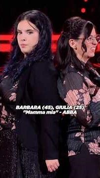 Barbara and Giulia sing ABBA's "Mamma Mia" | #TheVoiceGenerations Blind Auditions