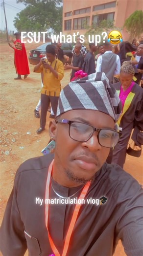 Happy Matriculation to meeee!❤️😂😂. Watch till the end and catch my experience! Fit: @Tailorshopbystizzy #matriculation #esut #agbani #uni #foryou @esut.history.department @Igbo Amaka
